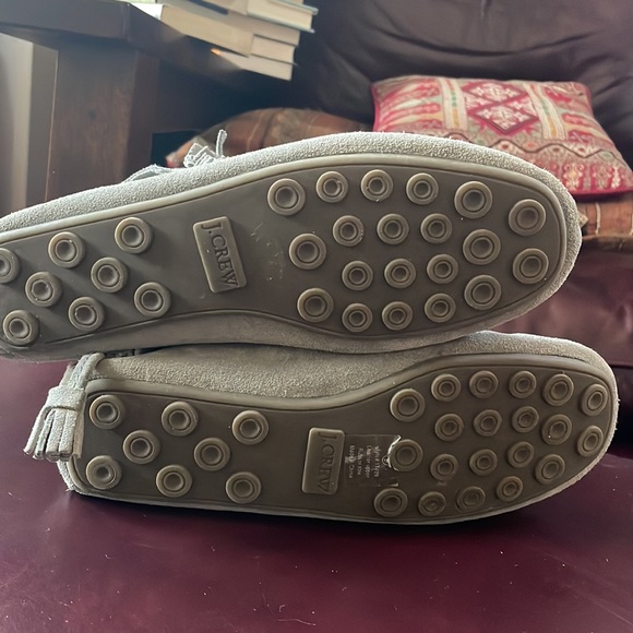 Leather J.Crew Ankle Moccasins - Picture 4 of 7